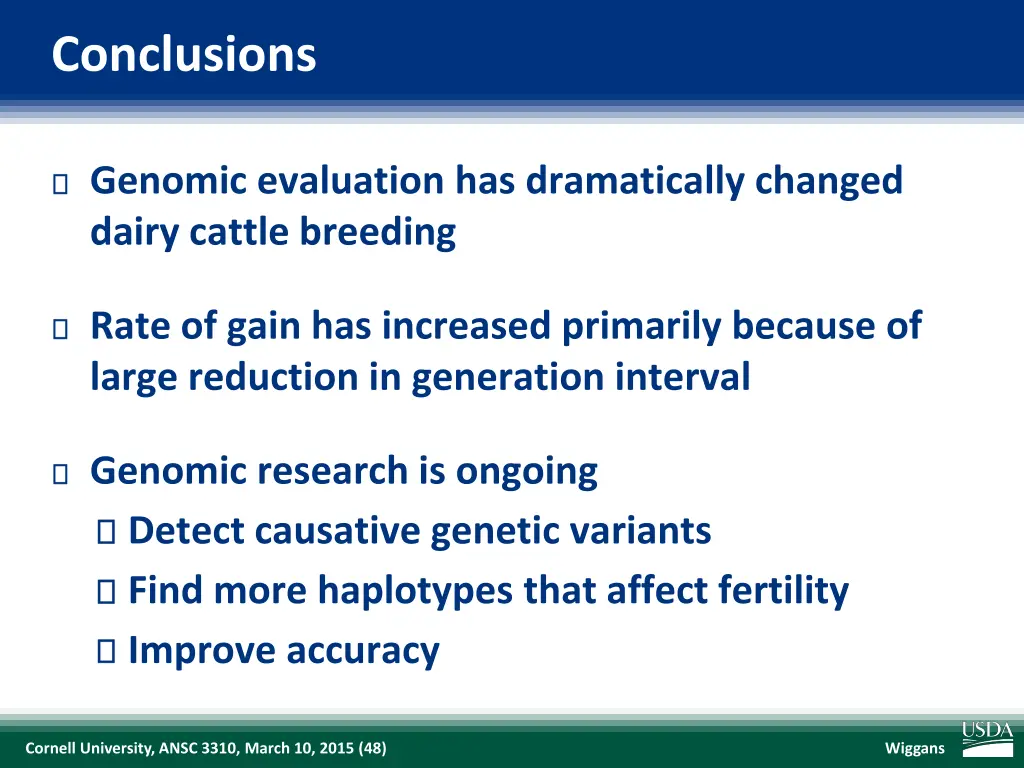 conclusions