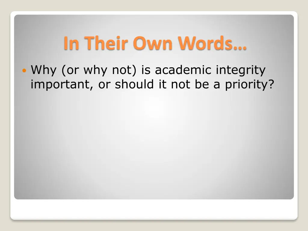 in their own words 3