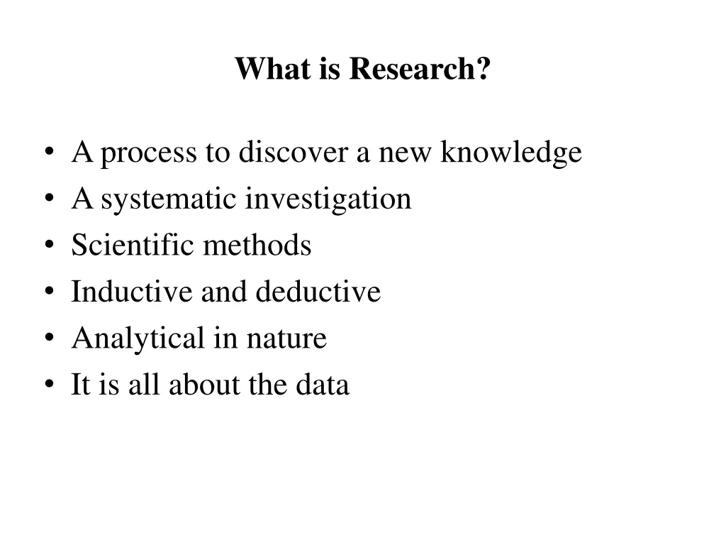 what is research