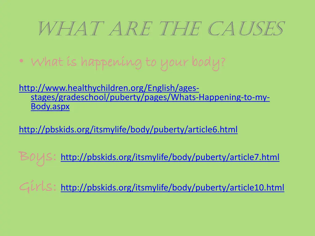 what are the causes