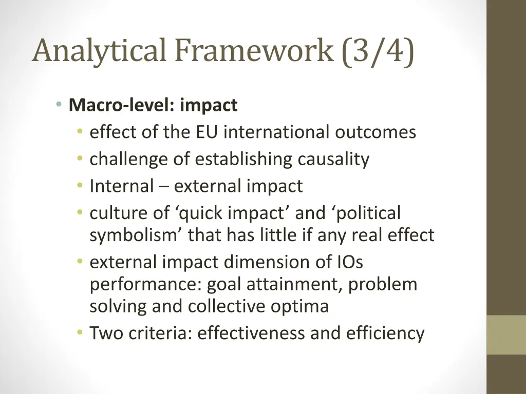 analytical framework 3 4