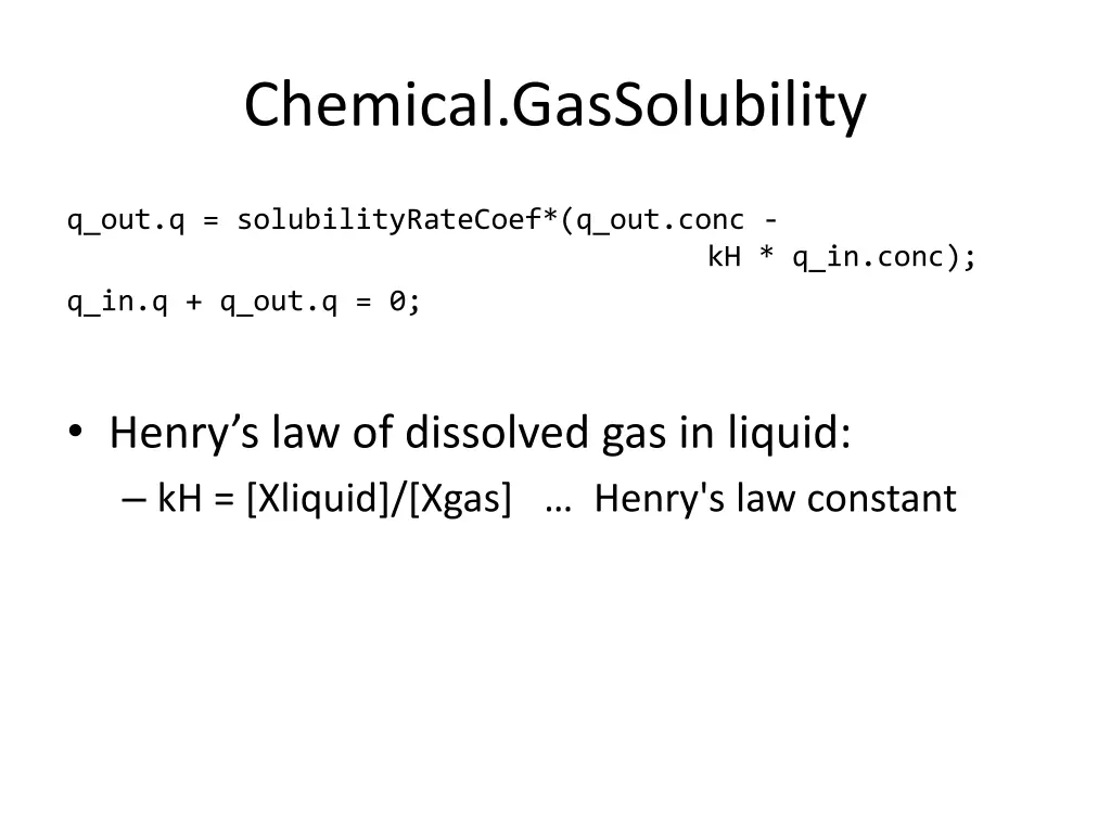 chemical gassolubility