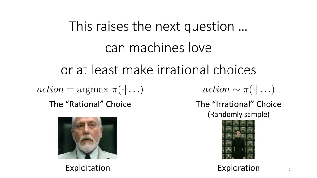this raises the next question can machines love