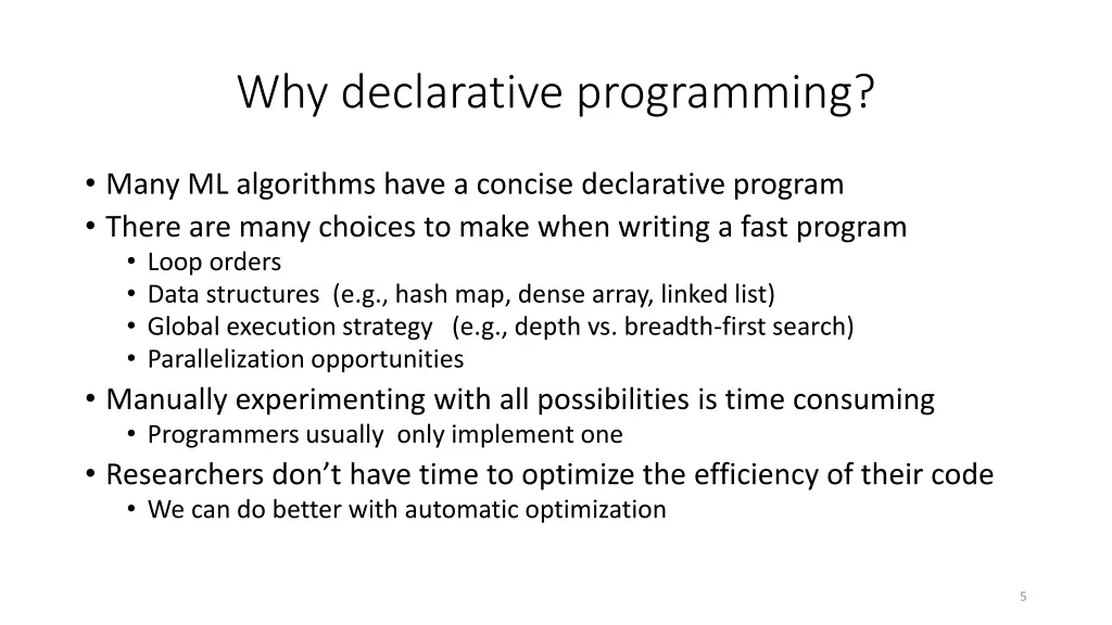 why declarative programming
