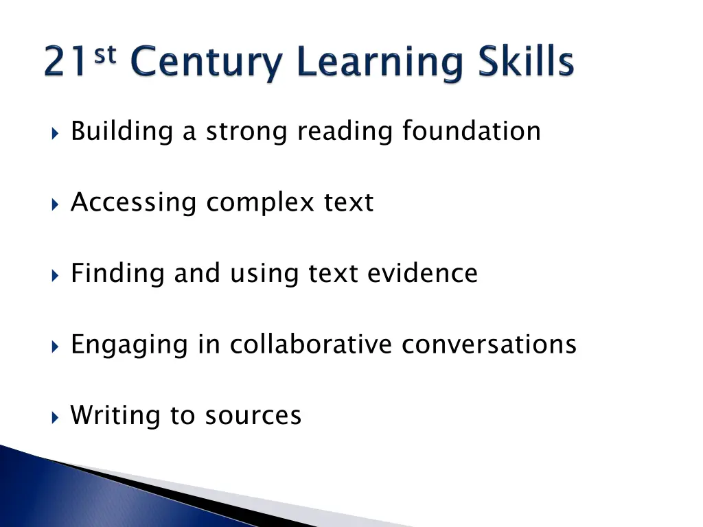 building a strong reading foundation