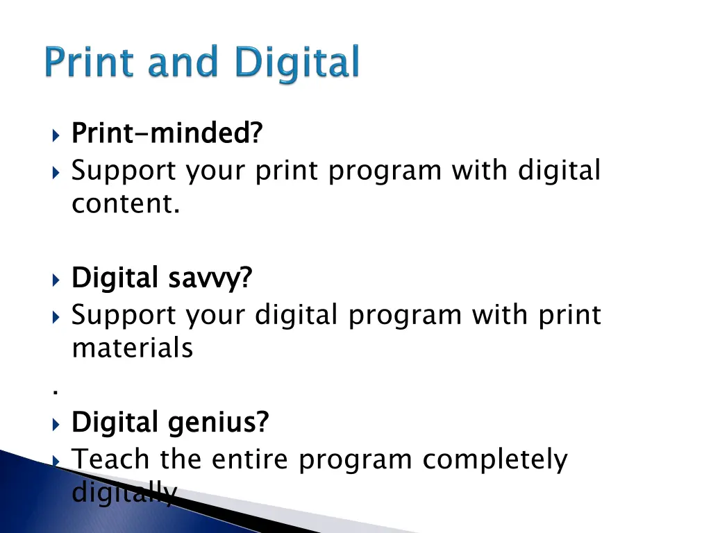 print support your print program with digital