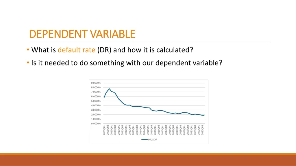 dependent variable dependent variable