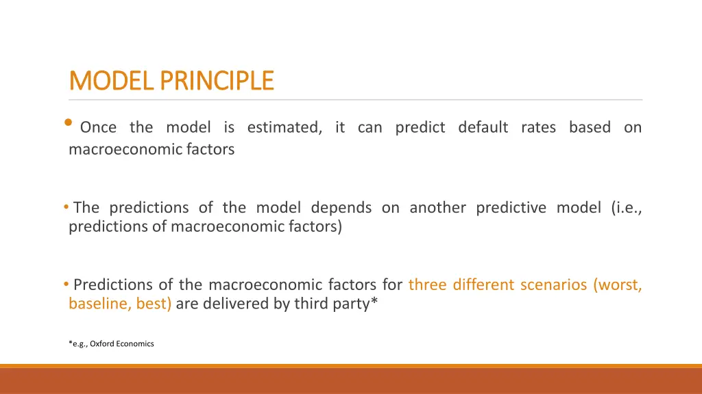 model principle model principle once the model