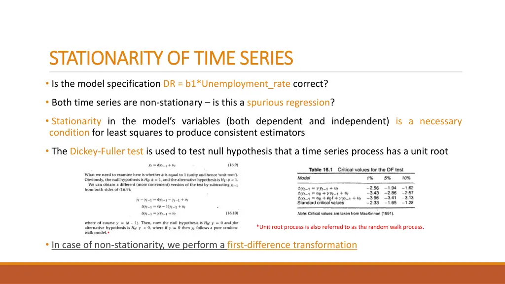 stationarity of time series stationarity of time