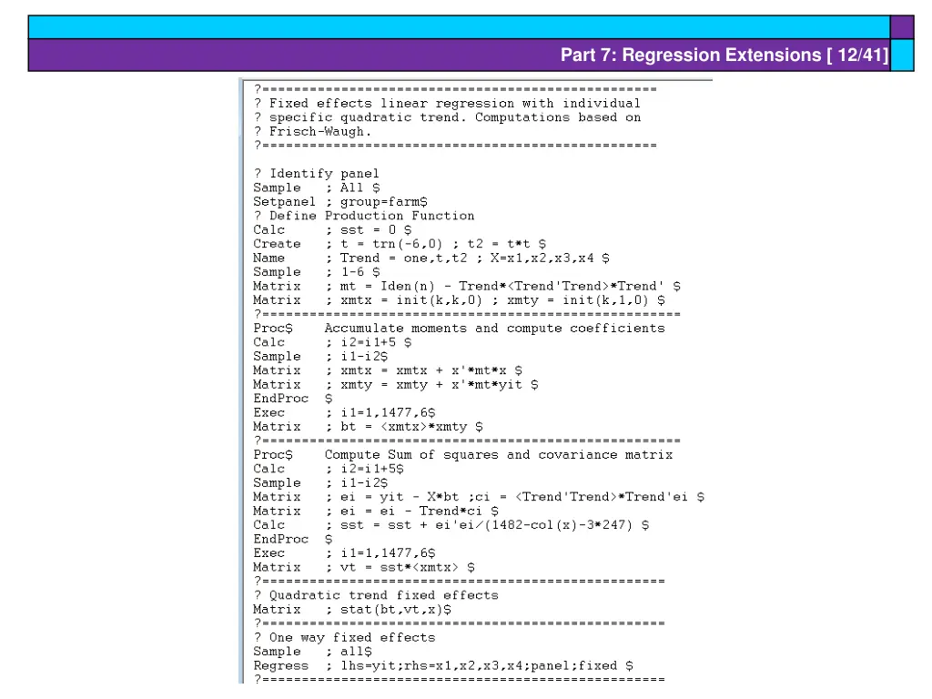 part 7 regression extensions 12 41