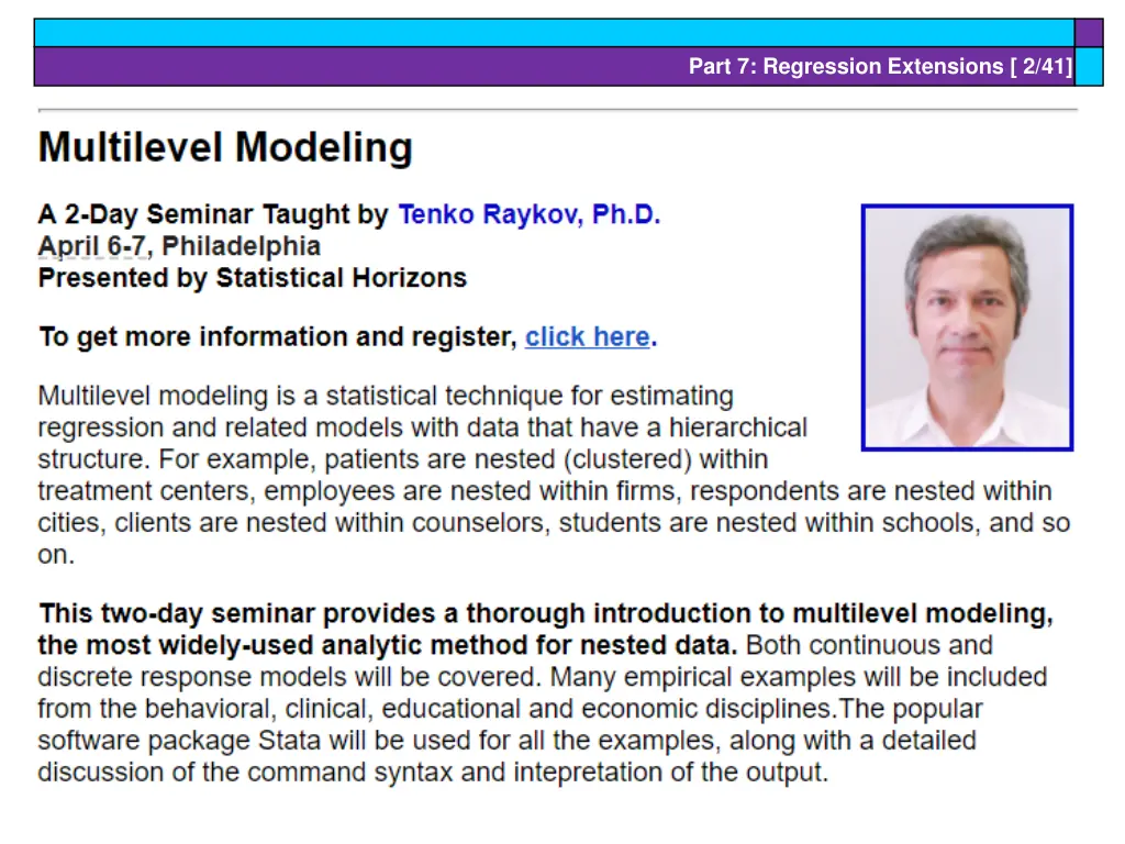 part 7 regression extensions 2 41