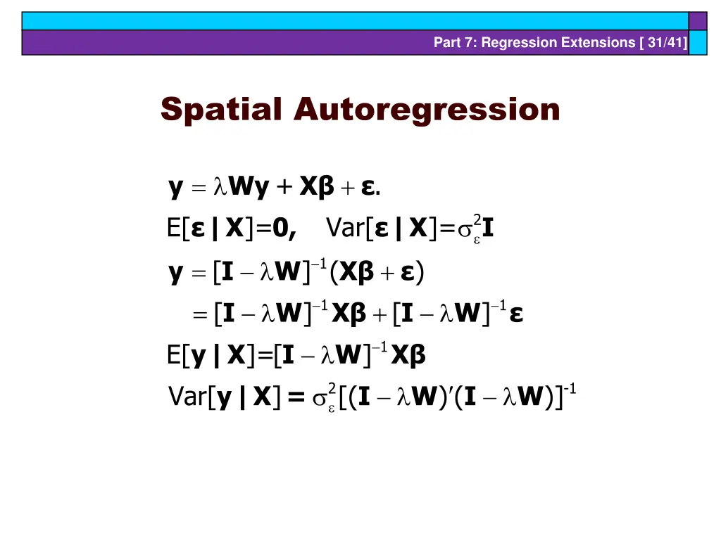part 7 regression extensions 31 41