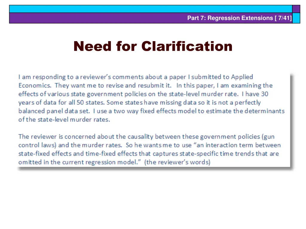 part 7 regression extensions 7 41