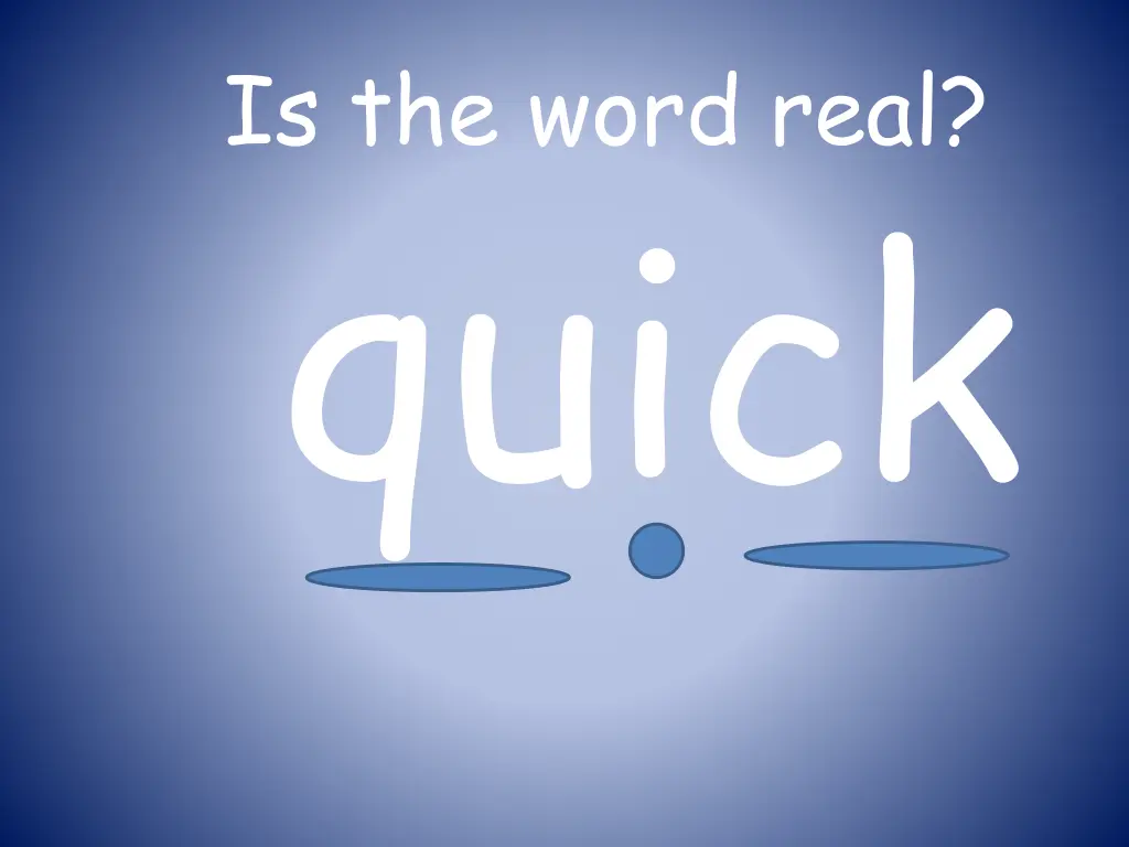 is the word real