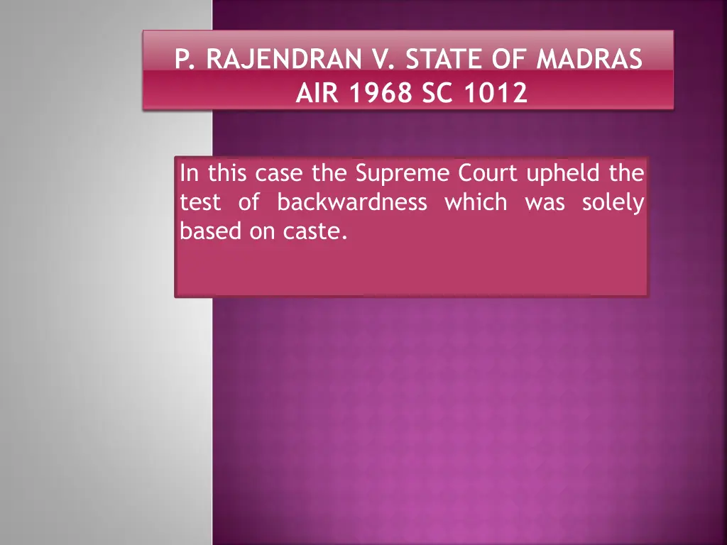 p rajendran v state of madras air 1968 sc 1012