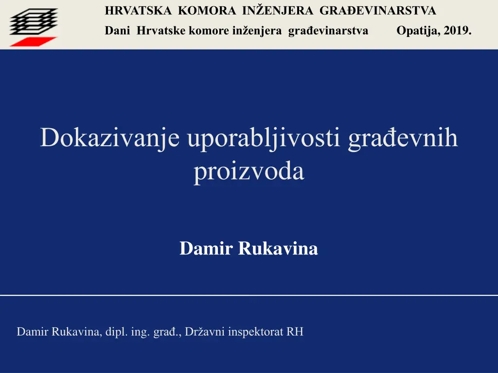 hrvatska komora in enjera gra evinarstva dani