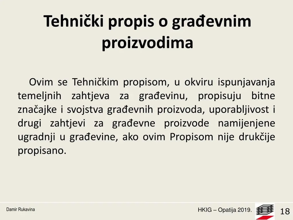 tehni ki propis o gra evnim proizvodima