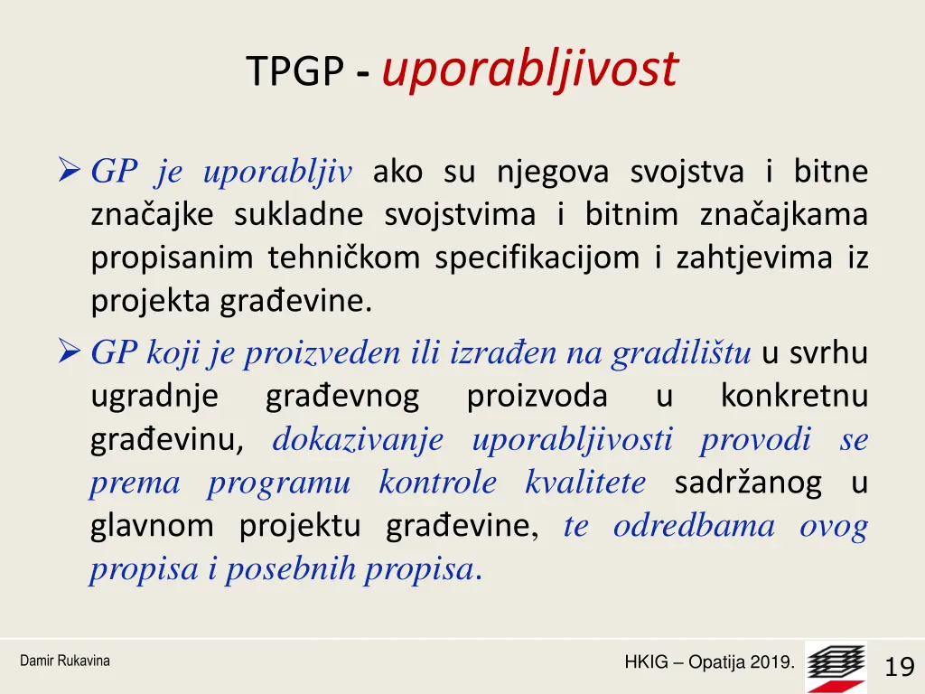 tpgp uporabljivost