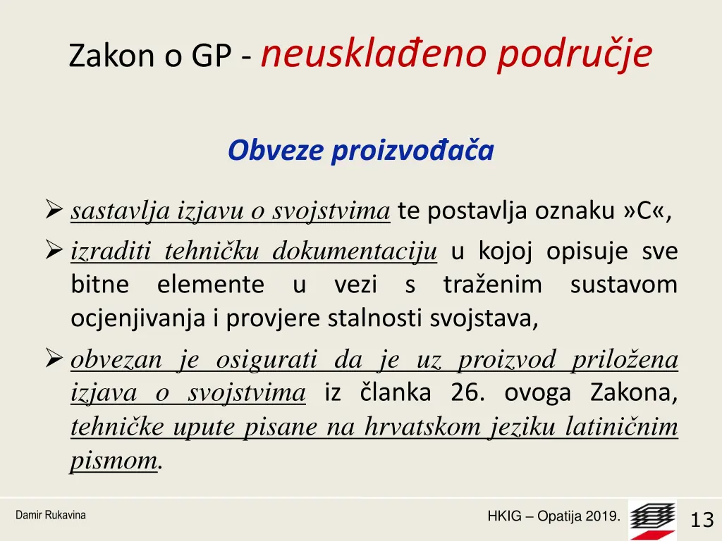 zakon o gp neuskla eno podru je 4