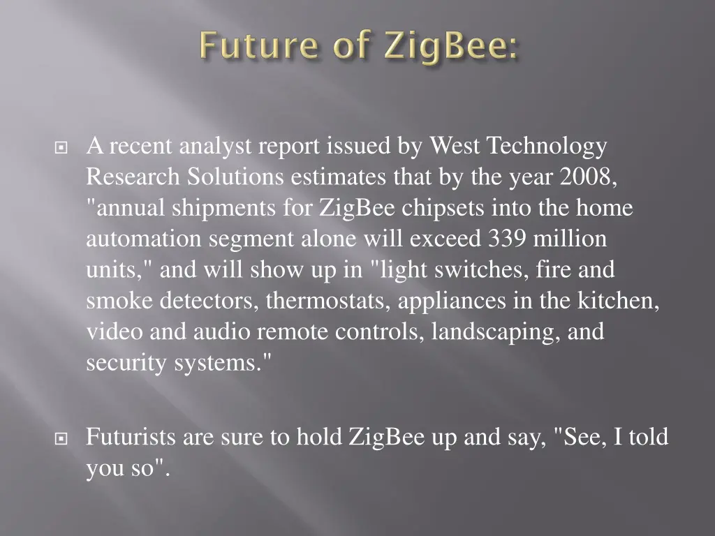 a recent analyst report issued by west technology
