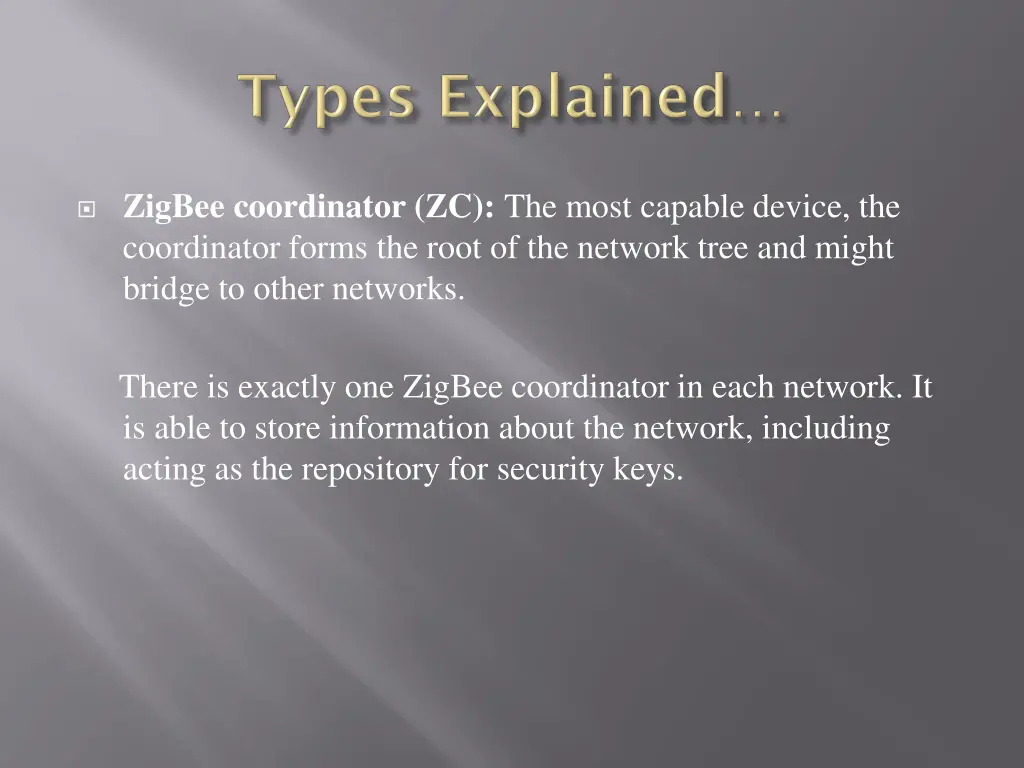 zigbee coordinator zc the most capable device