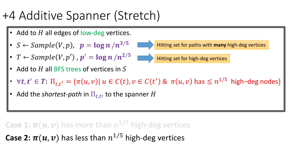 4 additive spanner stretch 1