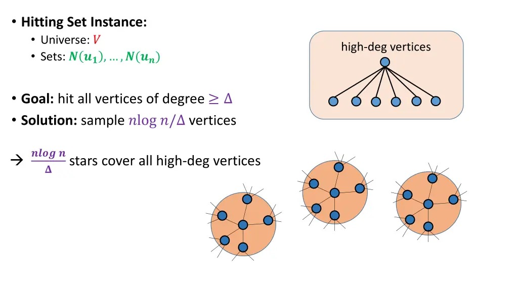 hitting set instance universe sets