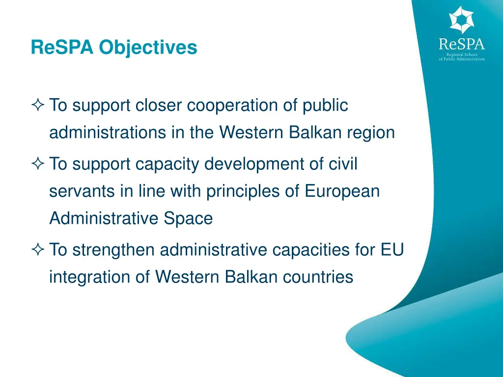 respa objectives