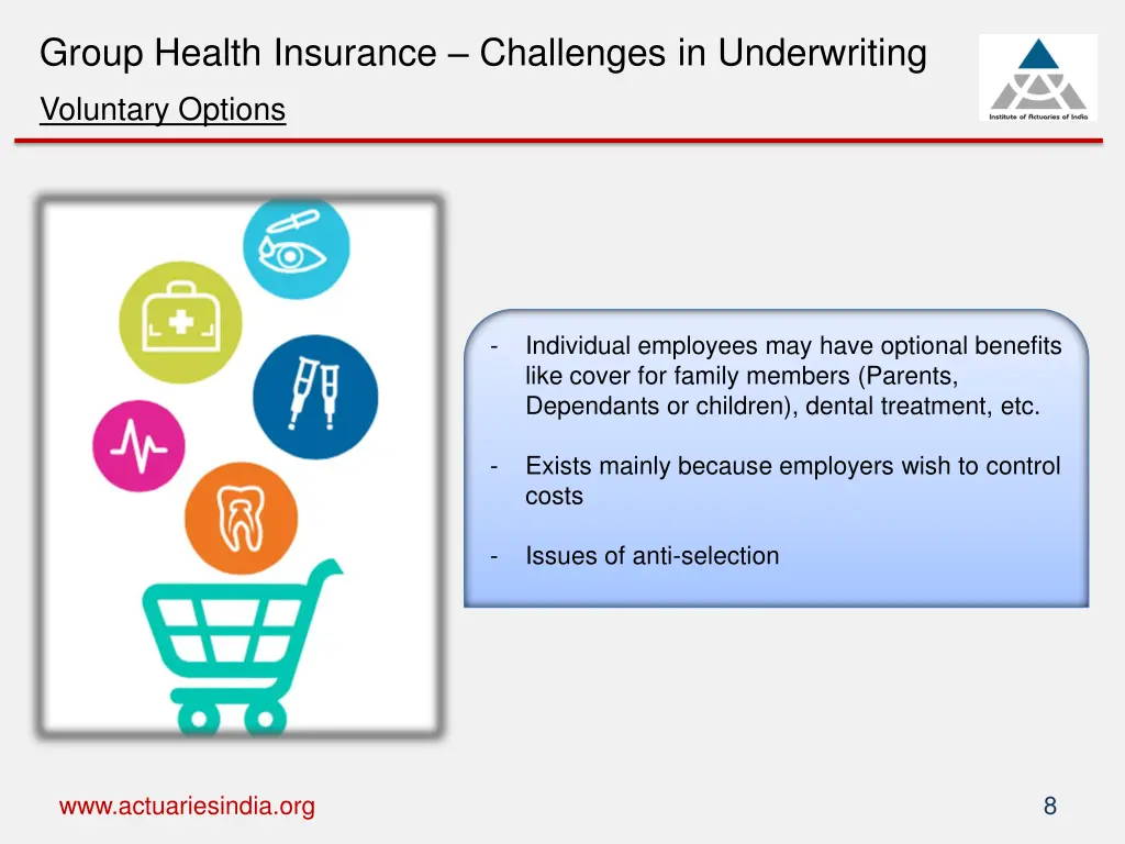 group health insurance challenges in underwriting
