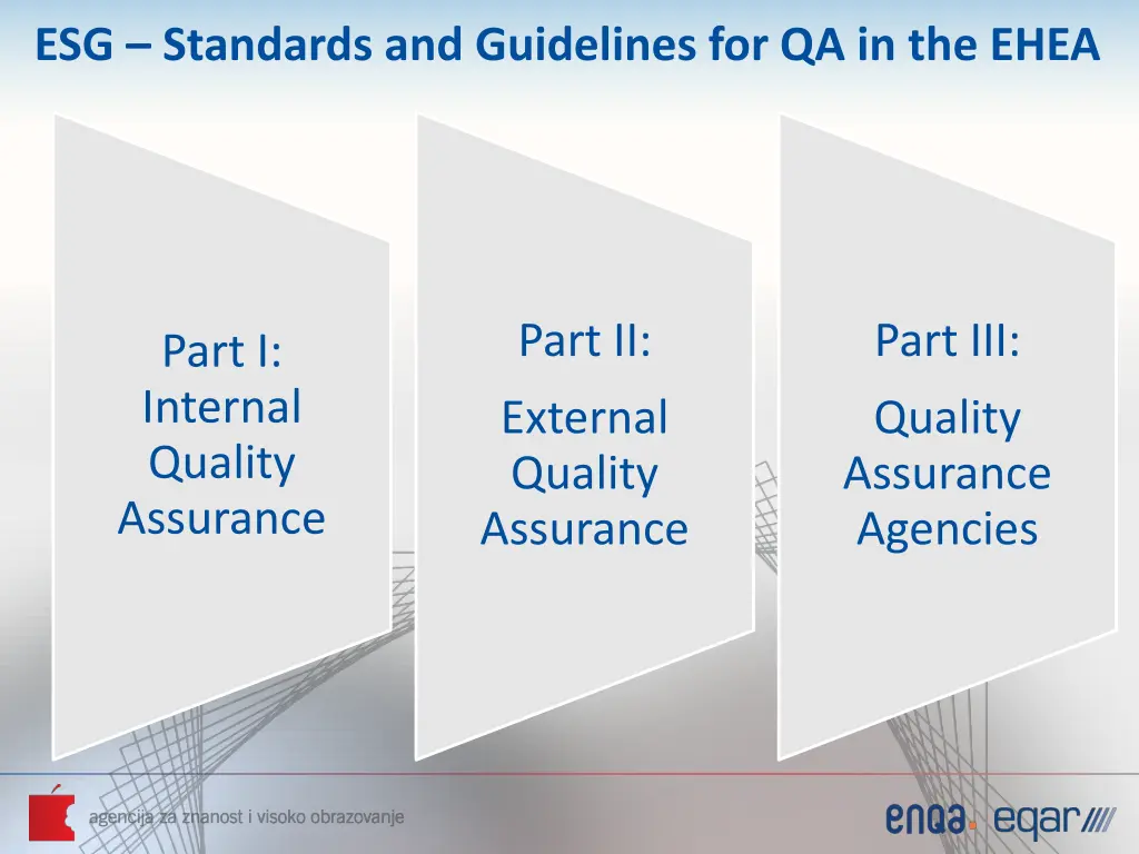 esg standards and guidelines for qa in the ehea