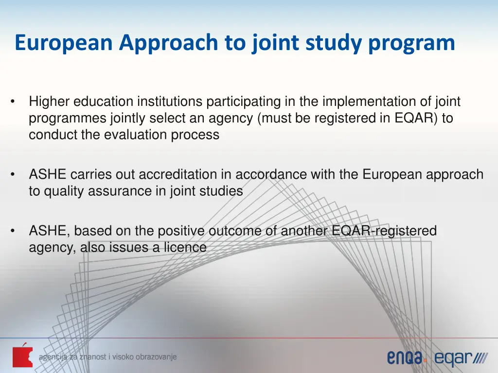 european approach to joint study program