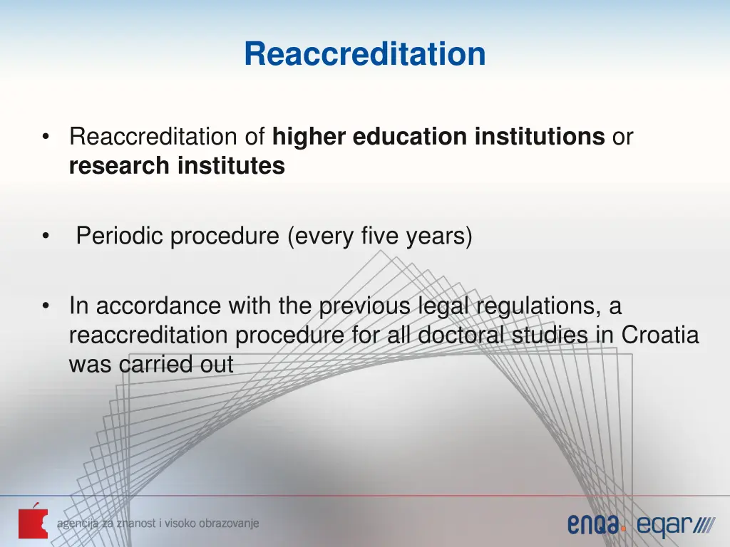 reaccreditation