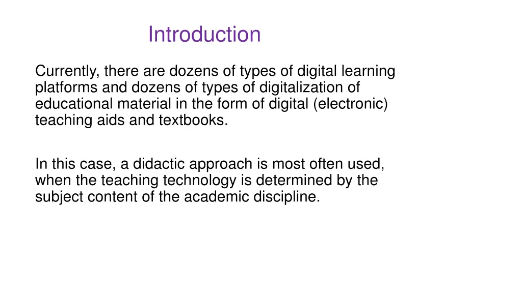 introduction