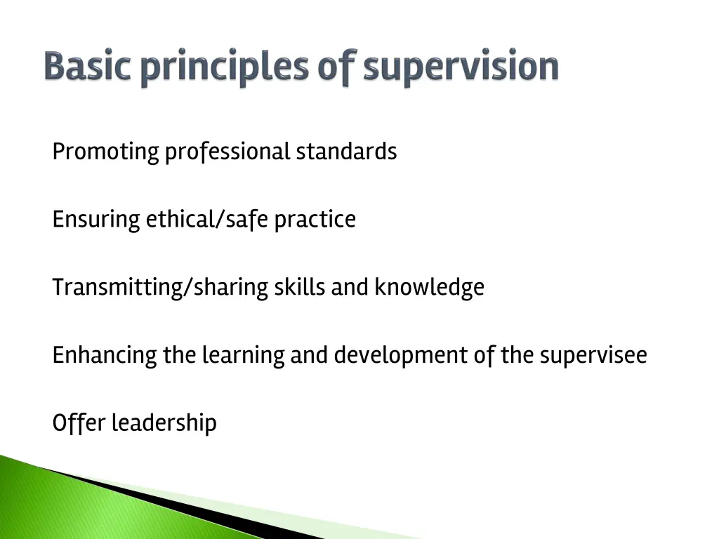 promoting professional standards