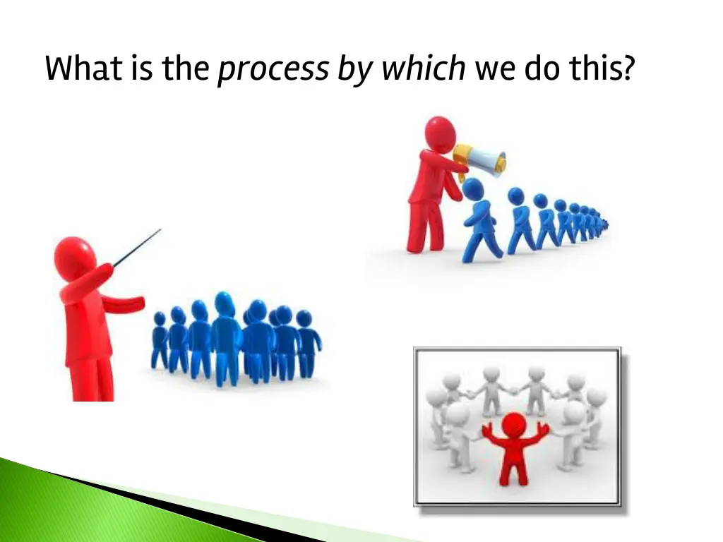 what is the process by which we do this