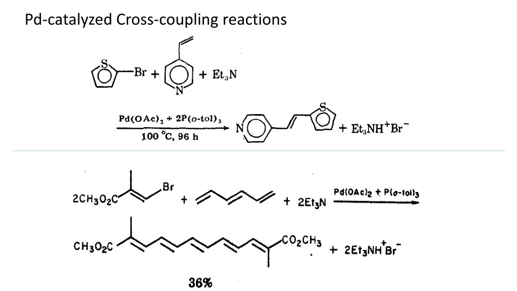 pd catalyzed cross coupling reactions 1