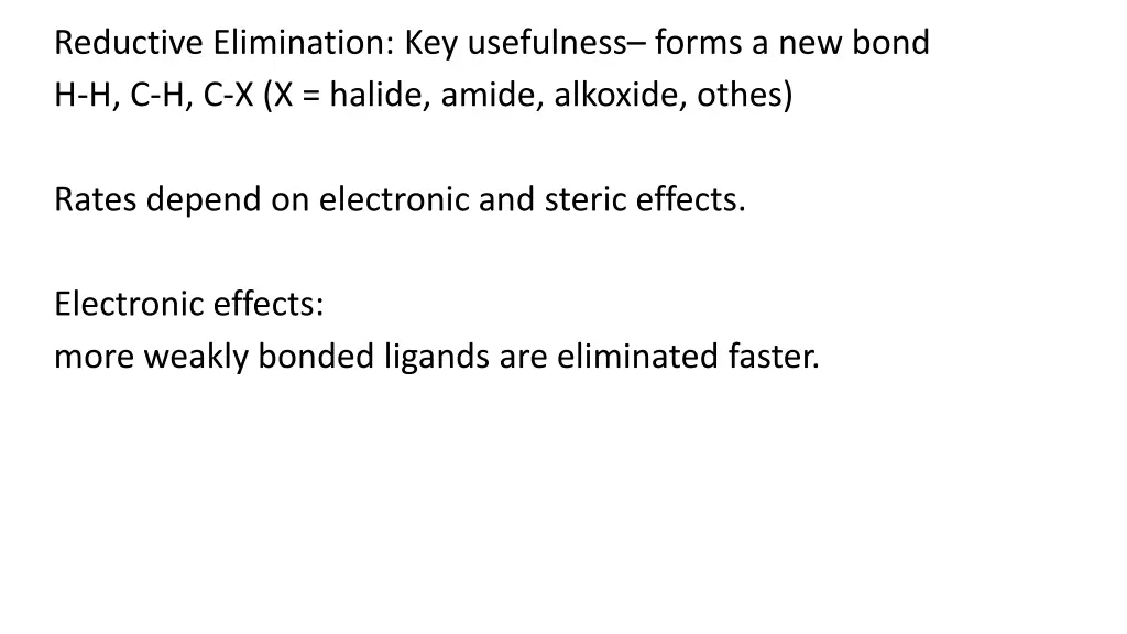 reductive elimination key usefulness forms