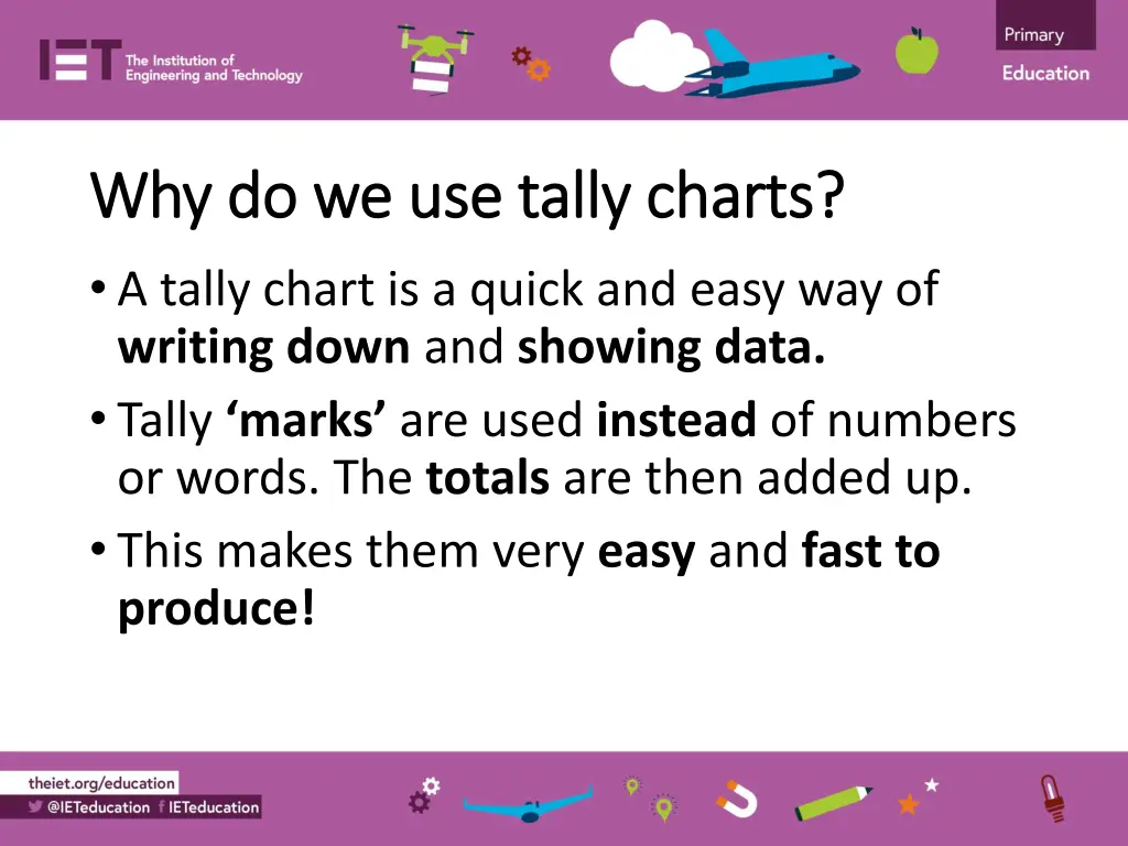 why do we use tally charts why do we use tally