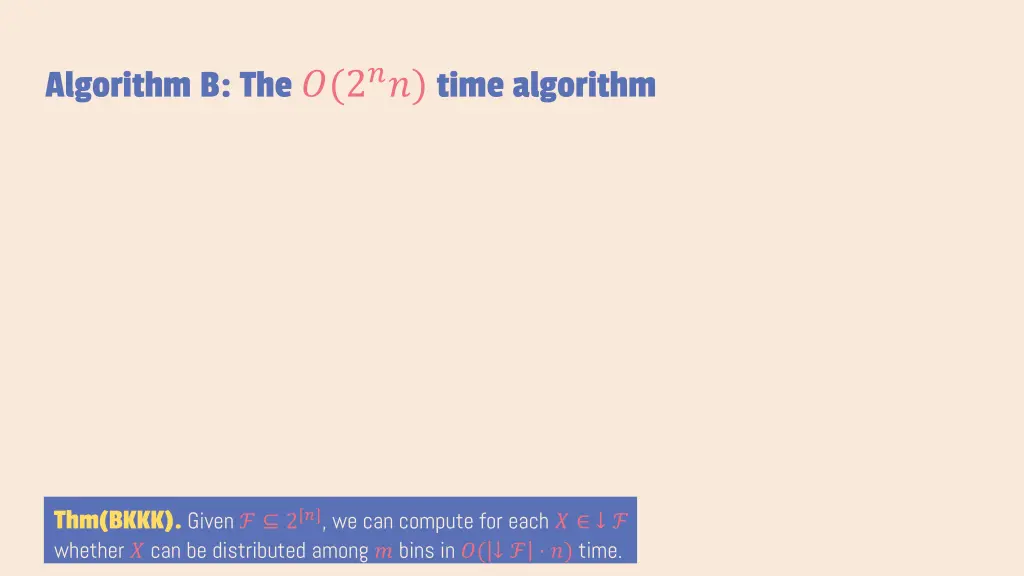 algorithm b the 2 time algorithm 1