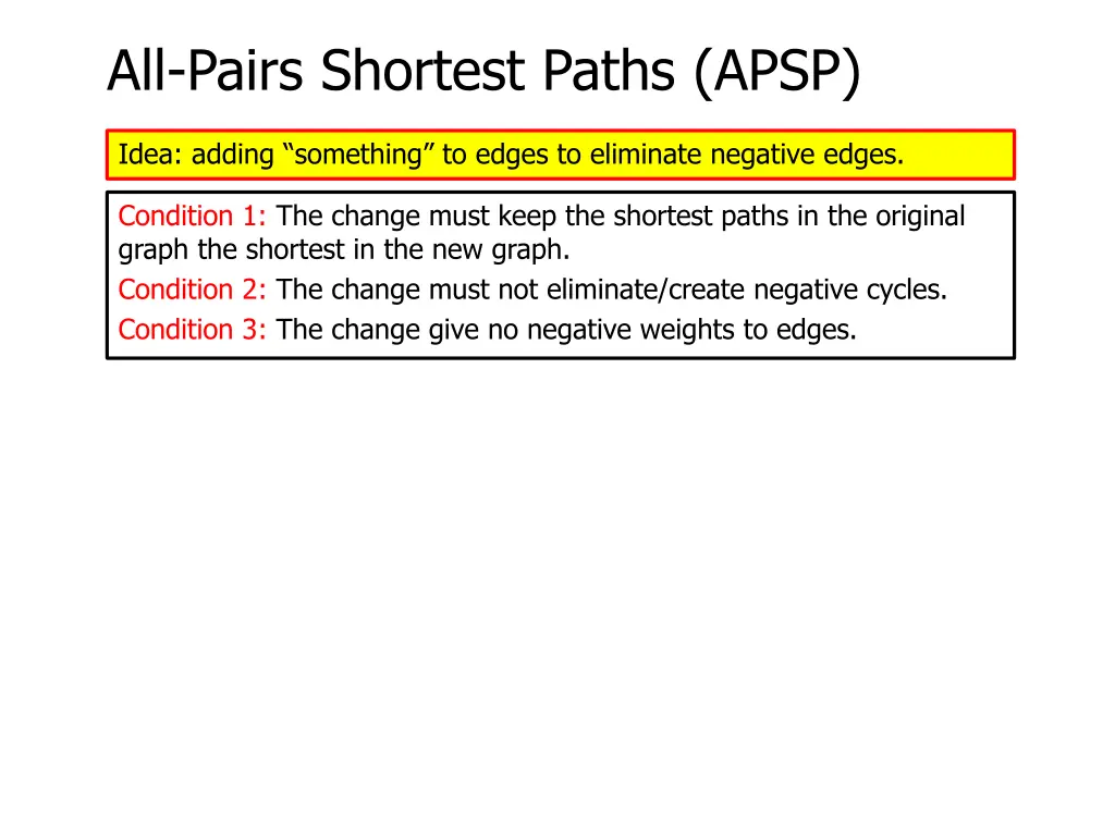 all pairs shortest paths apsp 13