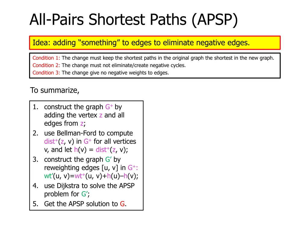 all pairs shortest paths apsp 30