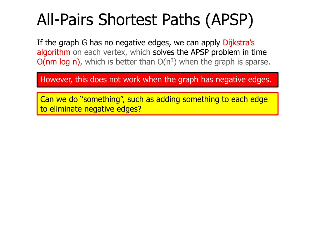 all pairs shortest paths apsp 5