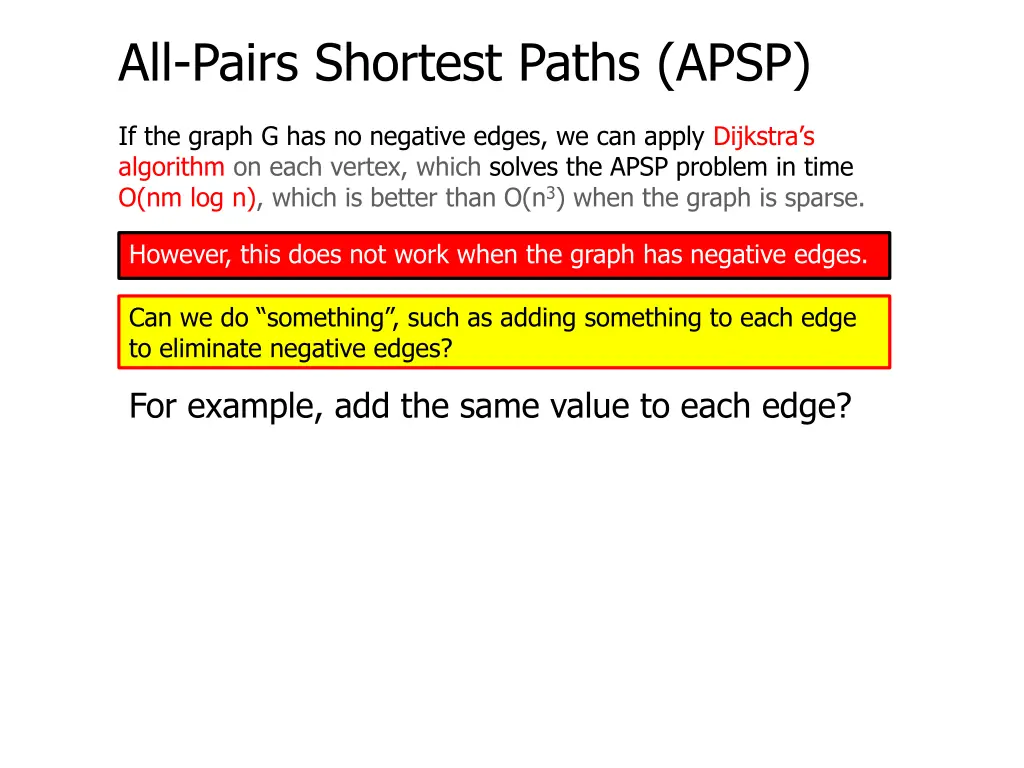 all pairs shortest paths apsp 6