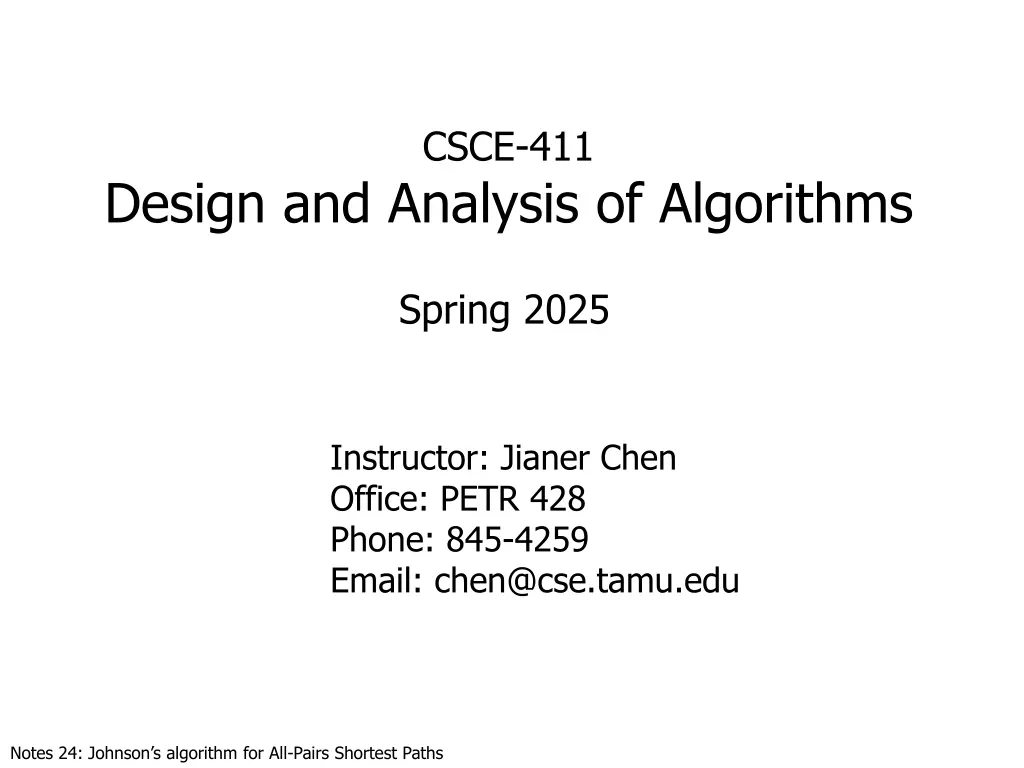 csce 411