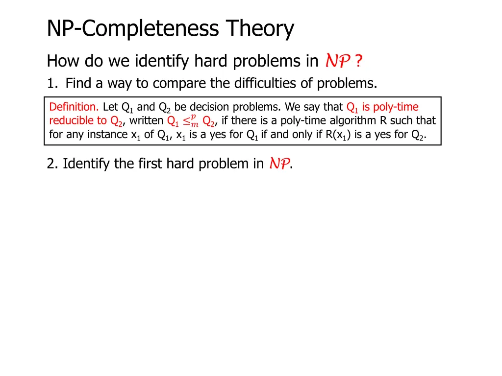 np completeness theory 17