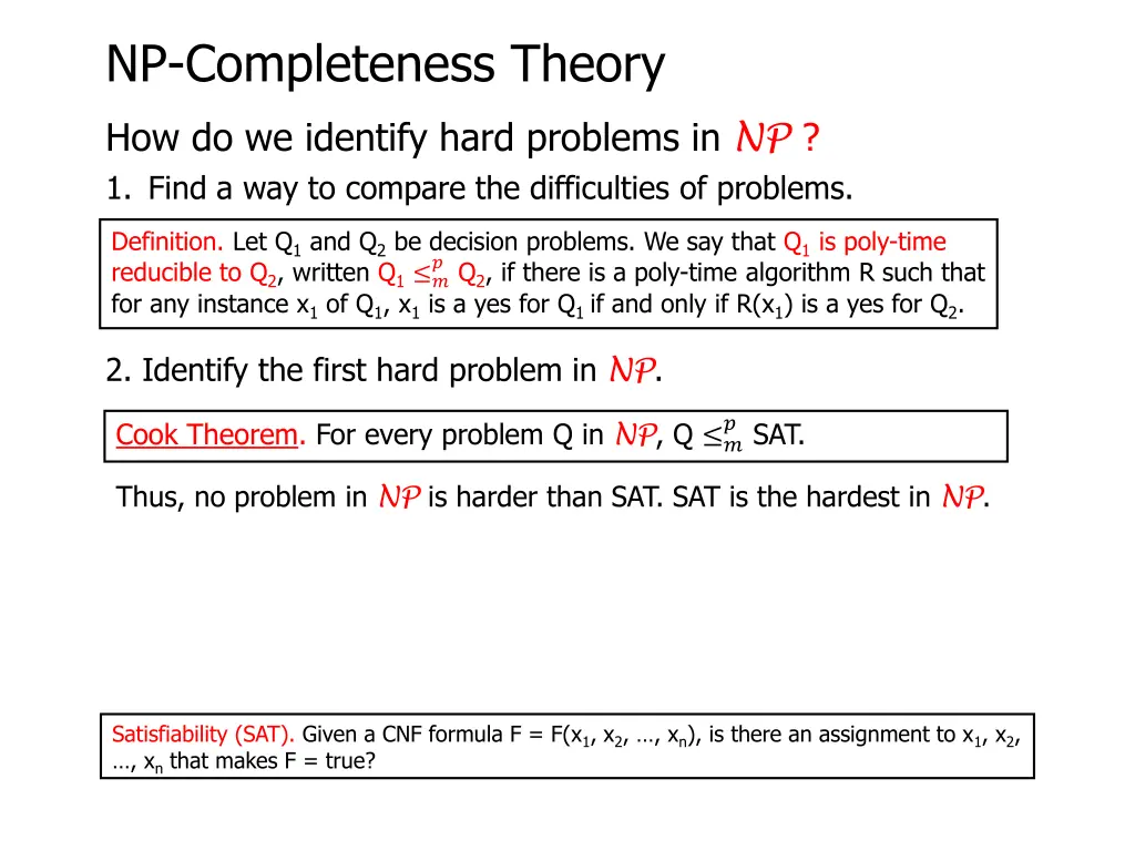np completeness theory 19