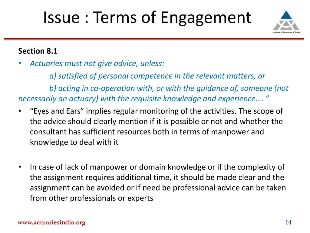 issue terms of engagement 1