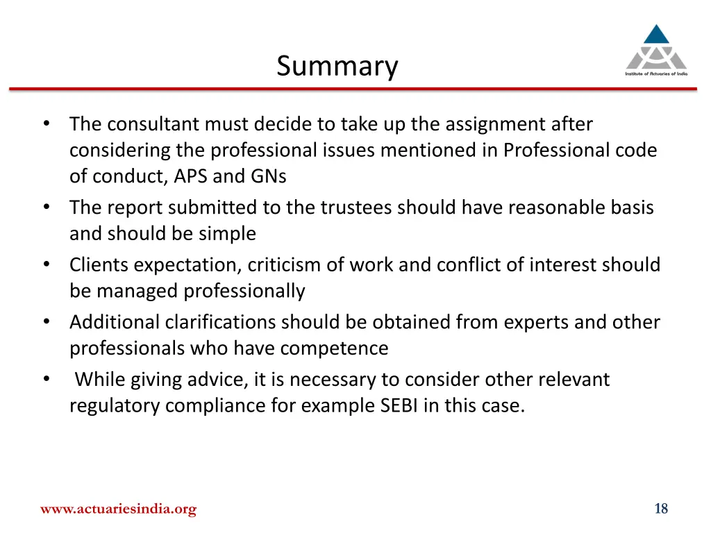 summary