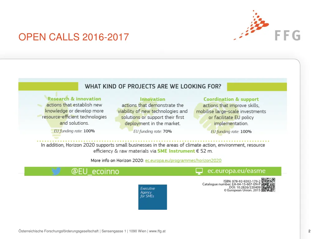 open calls 2016 2017 1