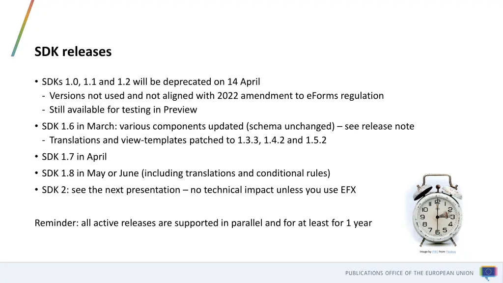 sdk releases